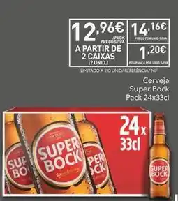 Recheio Super bock - cerveja promoção