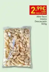 Recheio Alho seco inteiro descascado promoção
