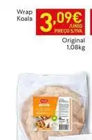 Recheio Koala - wrap promoção