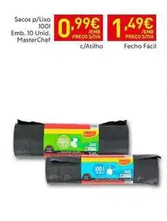 Recheio Masterchef - sacos p/lixo promoção