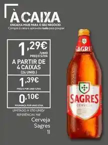 Recheio Sagres - cerveja promoção