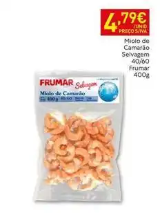 Recheio Frumar - miolo de camaraio selvagem 40/60 promoção