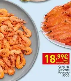 Recheio Camarão de costa pequeno promoção