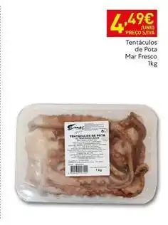Recheio Mac - tentaculos de pota mar fresco promoção