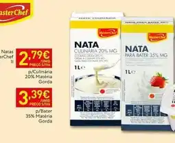 Recheio Masterchef - natas promoção