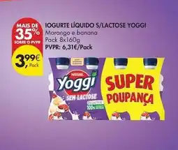Pingo Doce Yoggi - iogurte liquido s/lactose promoção