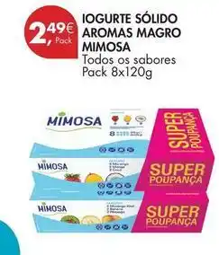 Pingo Doce Mimosa - iogurte sólido aromas magro promoção