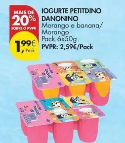 Pingo Doce Danonino - iogurte petitdino promoção