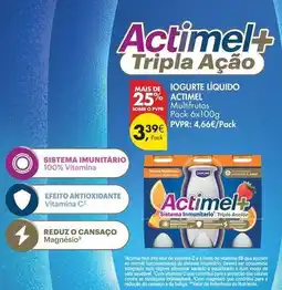 Pingo Doce Actimel - iogurte liquido promoção