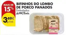 Pingo Doce Bifinhos do lombo de porco promoção