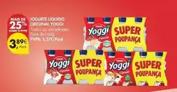 Pingo Doce Yoggi - iogurte líquido original promoção