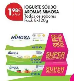 Pingo Doce Mimosa - iogurte sólido aromas promoção