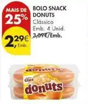 Pingo Doce Donuts - bolo snack promoção