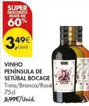Pingo Doce Vinho peninsula de setubal bocage promoção