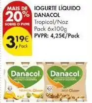 Pingo Doce Danacol - iogurte liquido promoção