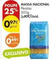 Pingo Doce Nacional - massa promoção