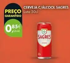 Pingo Doce Sagres - cerveja c/alcool promoção