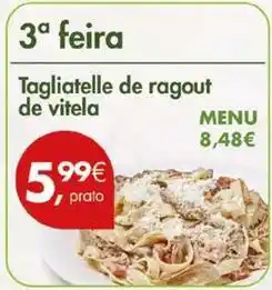 Pingo Doce Tagliatelle de ragout de vitela promoção