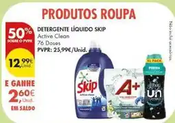 Pingo Doce Skip - detergente líquido promoção