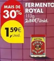 Pingo Doce Royal - fermento promoção