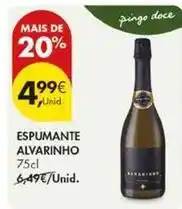 Pingo Doce Alvarinho - espumante alvarinho promoção