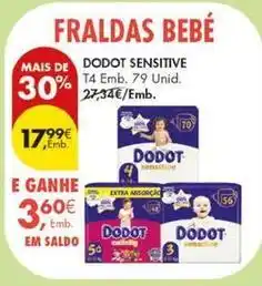Pingo Doce Dodot - fraldas promoção