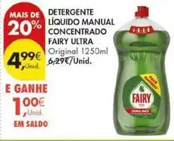 Pingo Doce Fairy - detergente líquido manual concentrado ultra promoção