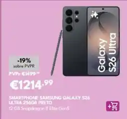 Radio Popular Samsung - smartphone galaxy s26 ultra 256gb promoção