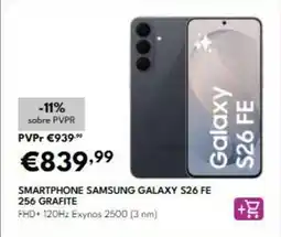 Radio Popular Samsung - galaxy s26 fe - smartphone galaxy s26 fe 256 grafite promoção