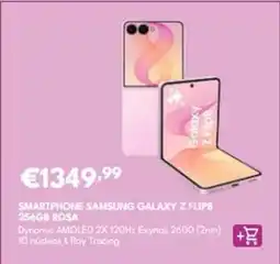 Radio Popular Samsung - galaxy z flip8 256gb rosa promoção
