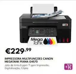Radio Popular Canon - impressora multifunções megatank pixma g4570 promoção