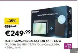 Radio Popular Samsung - galaxy tab a11+ e capa promoção