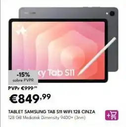 Radio Popular Samsung - tablet tab s11 wifi 128 cinza promoção
