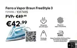 Radio Popular Braun - ferro a vapor freestyle 3 promoção