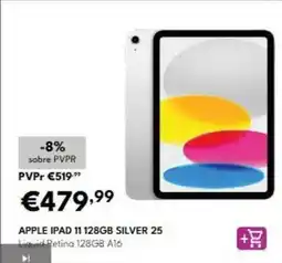 Radio Popular Apple - ipad 11 128gb silver 25 promoção