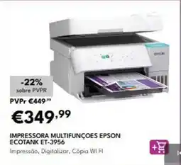 Radio Popular Epson - impressora multifunções ecotank et-3956 promoção