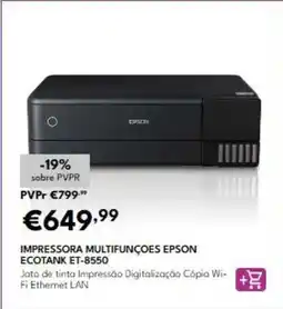 Radio Popular Epson - impressora multifuncoes ecotank et-8550 promoção