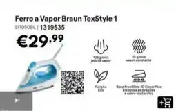 Radio Popular Braun - ferro a vapor texstyle 1 promoção