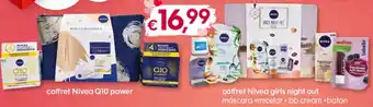 Bolama Coffret Nivea Q10 Power / Coffret Nivea Girls Night Out Máscara Micelar BB Cream Baton promoção