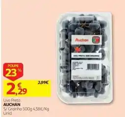 Auchan Uva Preta Auchan promoção