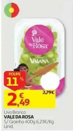 Auchan Uva branca vale da rosa promoção