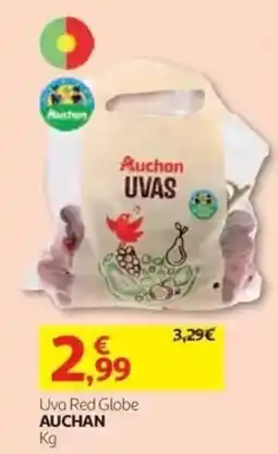 Auchan Uva Red Globe Auchan promoção
