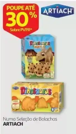 Auchan Bolachas dinossauros artiach promoção