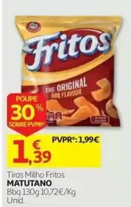 Auchan Fritos tiras milho fritos matutano promoção