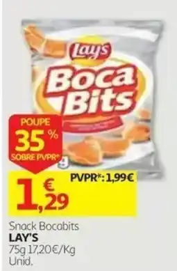 Auchan Snack Bocabits Lay's promoção