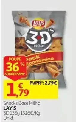 Auchan Snacks Base Milho Lay's 3D promoção