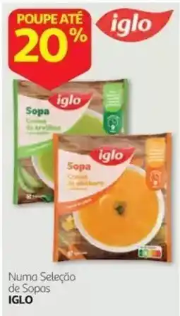 Auchan Sopa de ervilhas iglo promoção
