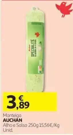 Auchan Manteiga Auchan Alho e Salsa promoção