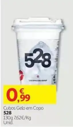 Auchan Cubos Gelo em Copo 528 promoção