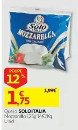 Auchan Queijo solo italia promoção